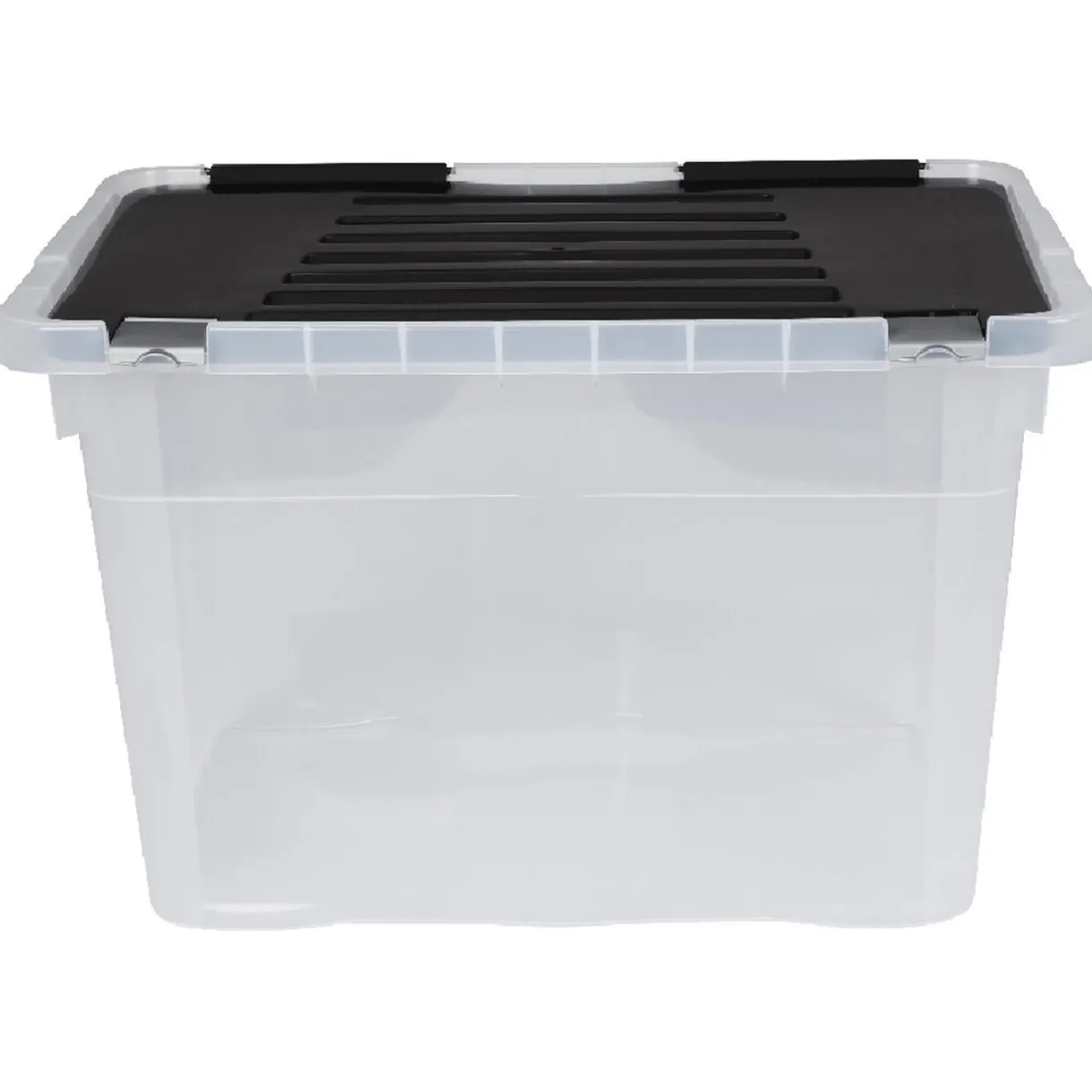 Rangement|Gifi Box de rangement 54 L transparent