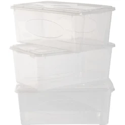 Rangement|Gifi Box de rangement 10 L transparent pour textile X3