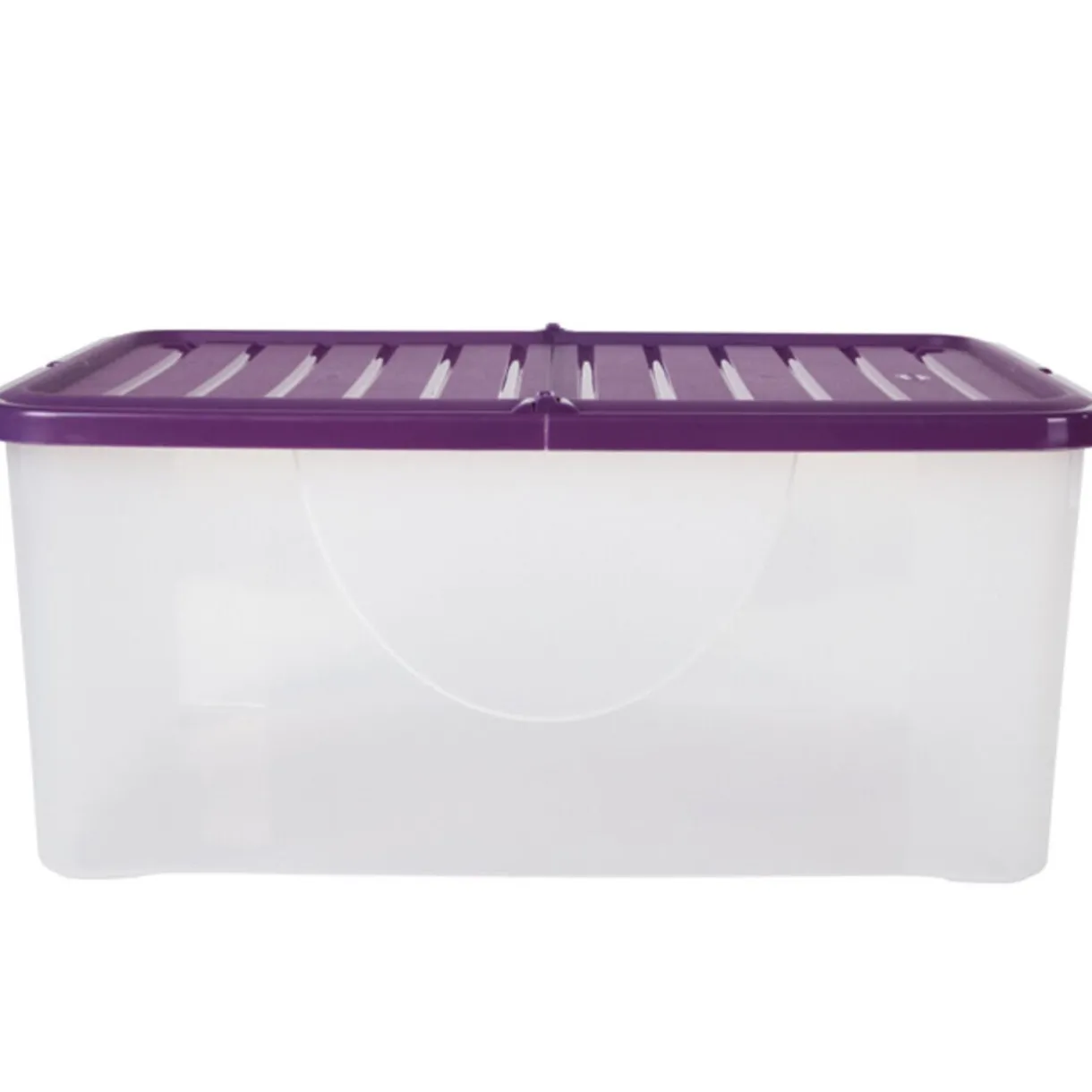 Rangement|Gifi Box de rangement 40 L violet