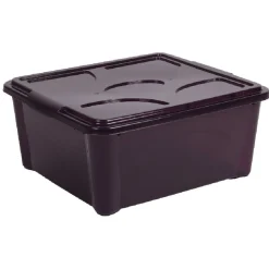 Rangement|Gifi Box de rangement 18 L violet
