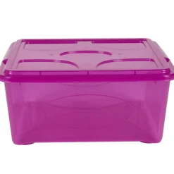 Rangement|Gifi Box de rangement 18 L violet