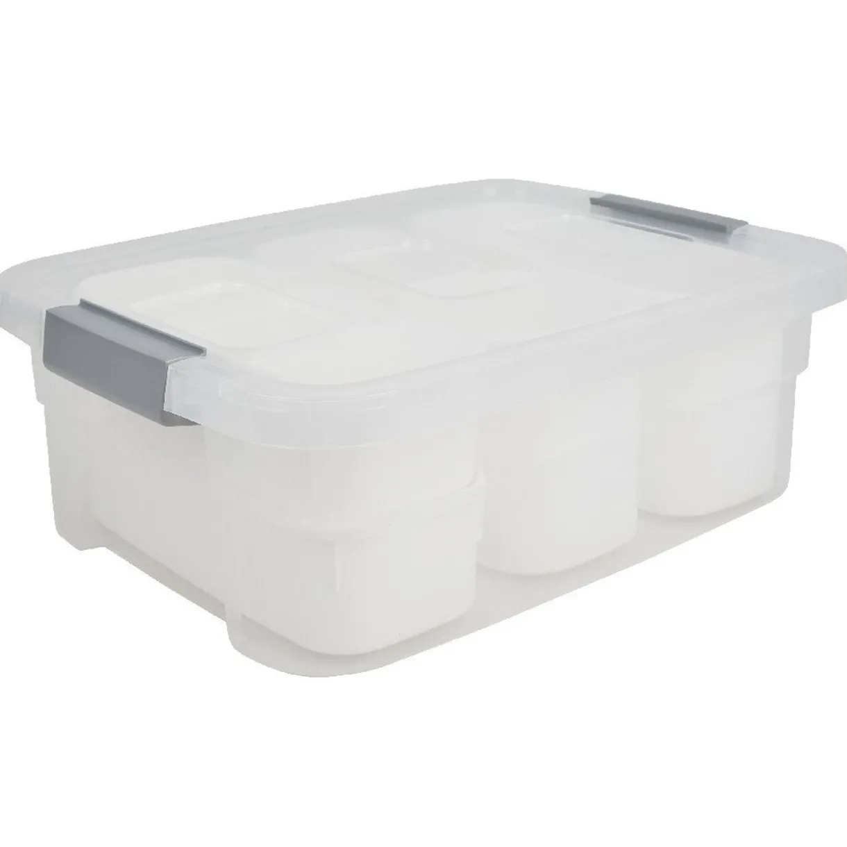 Rangement|Gifi Box de rangement avec 11 casiers modulables 32 L