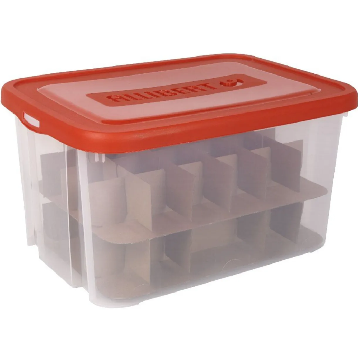 Rangement|Gifi Box de rangement boules de Noël 50 L