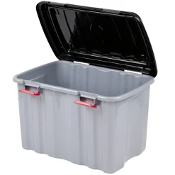 Rangement|Gifi Box de rangement brico gris 54L 60x40xH38cm