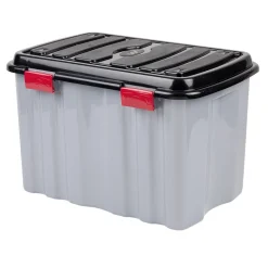 Rangement|Gifi Box de rangement brico gris 54L 60x40xH38cm
