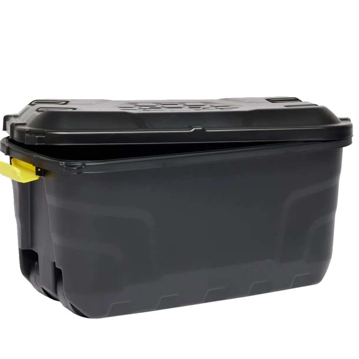 Rangement|Gifi Box de rangement brico noir 75L