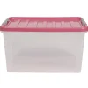 Rangement|Gifi Box de rangement fuchsia 31 L