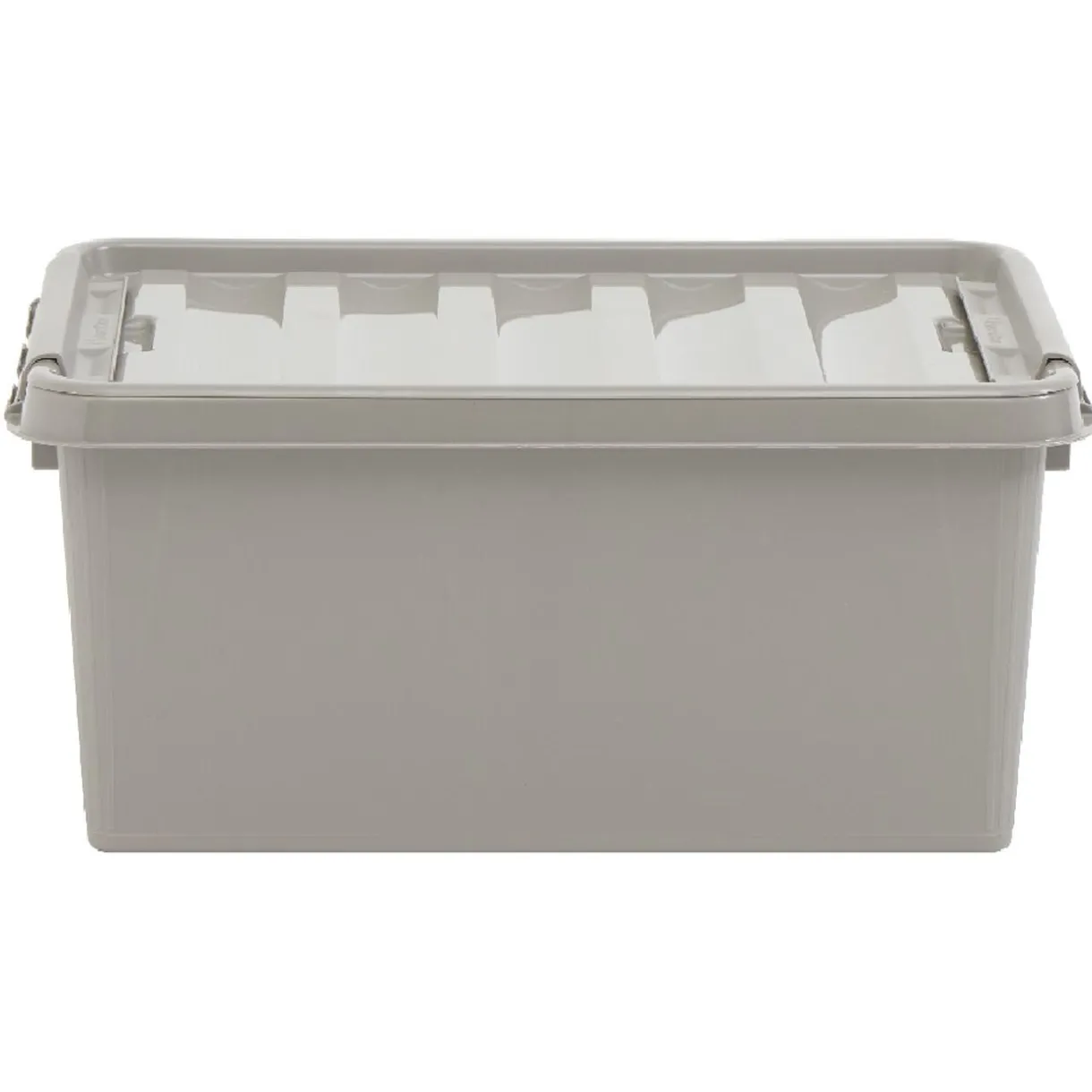 Rangement|Gifi Box de rangement grise 14 L