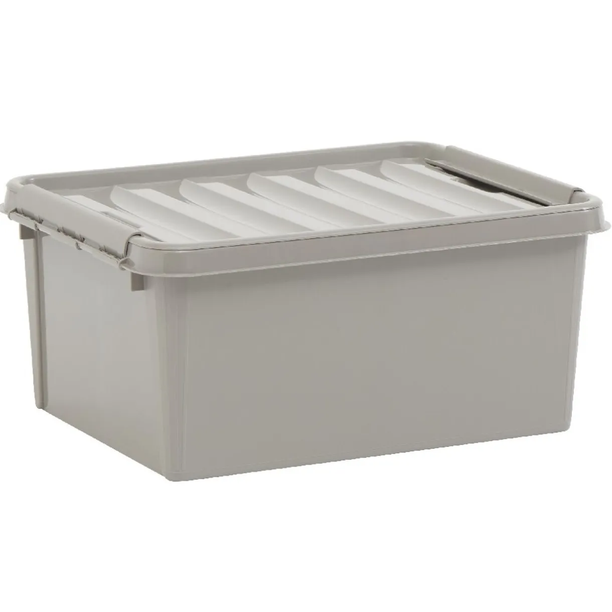 Rangement|Gifi Box de rangement grise 14 L