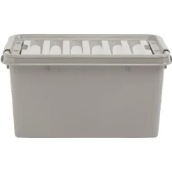 Rangement|Gifi Box de rangement grise 31 L