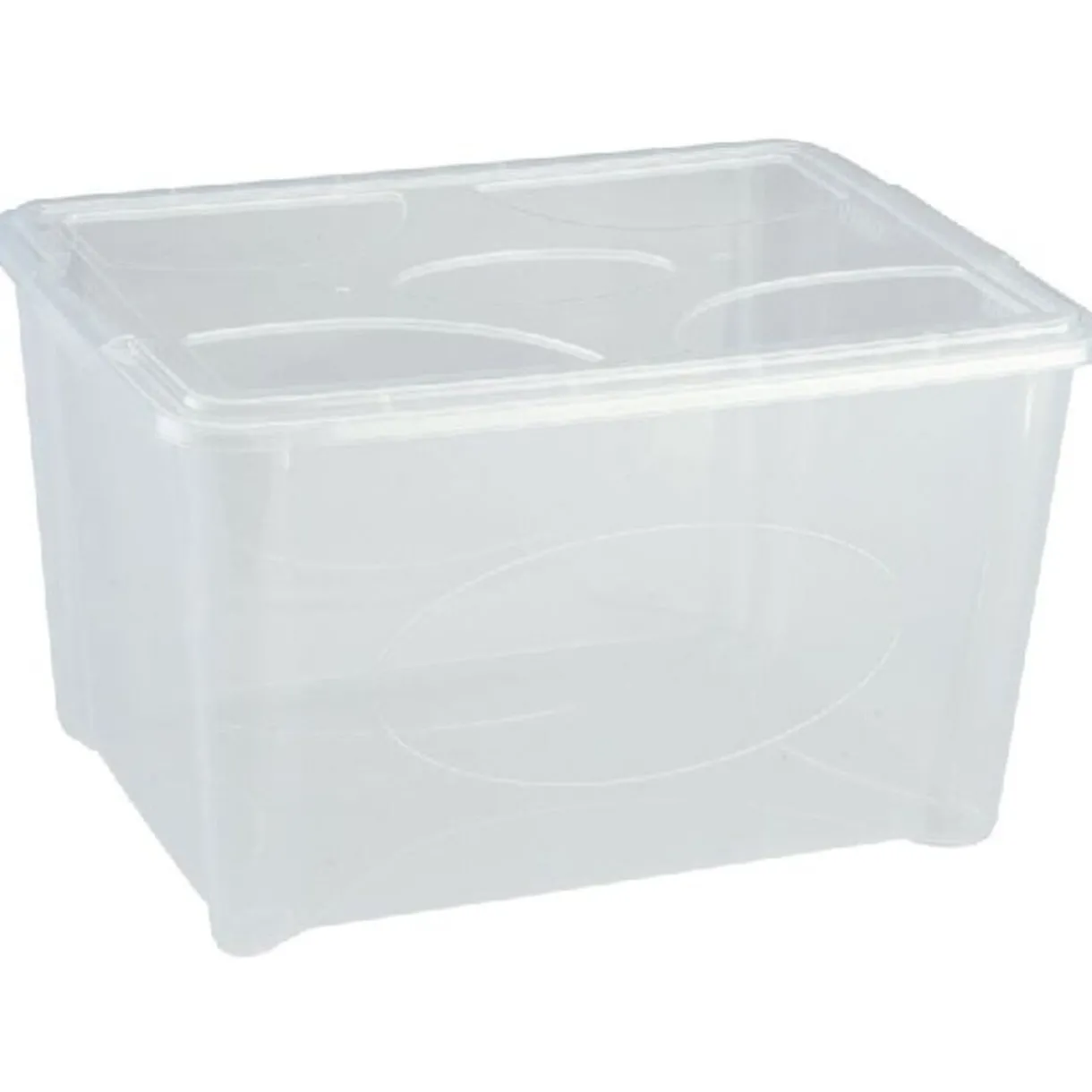 Rangement|Gifi Box de rangement plastique 46L