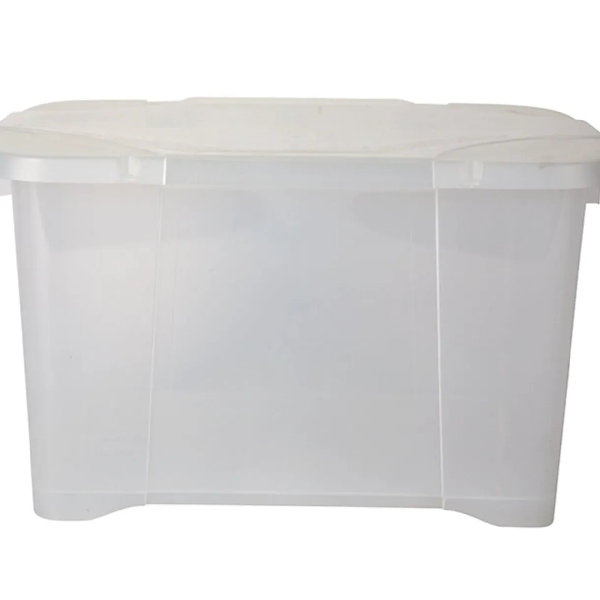 Rangement|Gifi Box de rangement plastique 40 L transparent