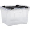 Rangement|Gifi Box de rangement plastique 10 L noir