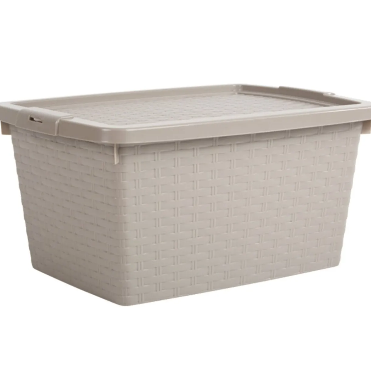Entretien Du Linge|Gifi Box de rangement plastique 10 L taupe