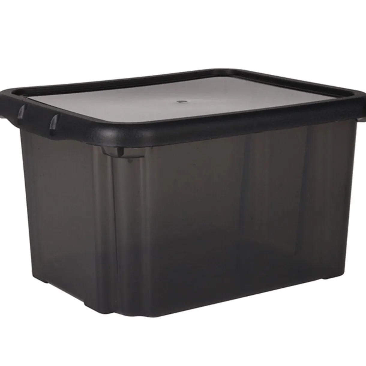 Rangement|Gifi Box de rangement plastique 8 L noir