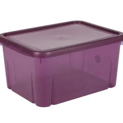 Rangement|Gifi Box de rangement plastique 4 L prune