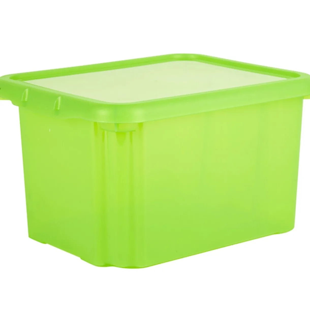 Rangement|Gifi Box de rangement plastique 18 L vert