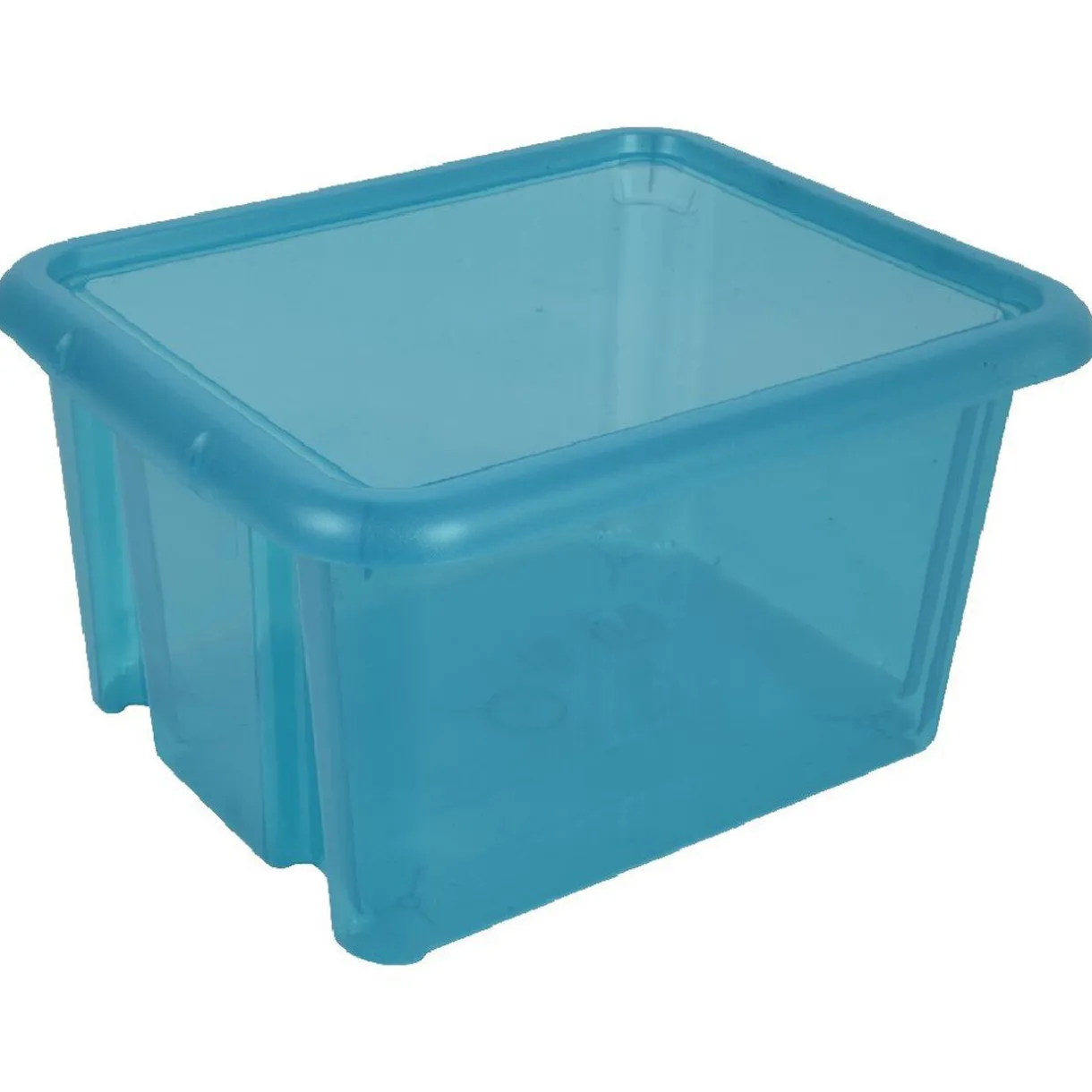 Rangement|Gifi Box de rangement plastique 30 L bleu turquoise