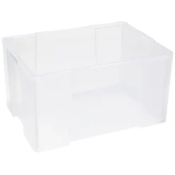 Rangement|Gifi Box de rangement plastique transparent avec couvercle