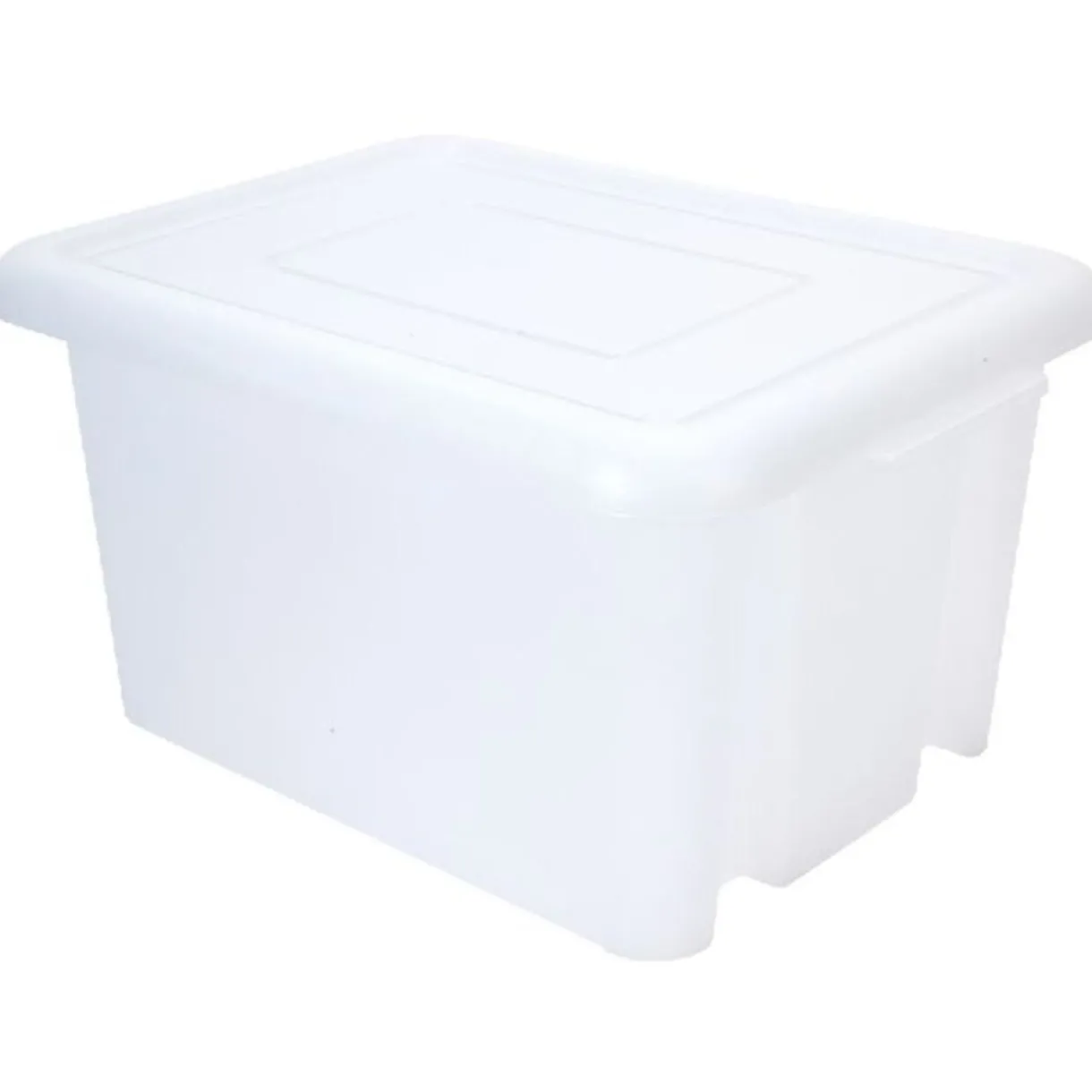 Rangement|Gifi Box de rangement transparent 55L