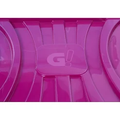 Rangement|Gifi Box de rangement transparent avec couvercle 60 L