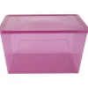 Rangement|Gifi Box de rangement violet 46 L