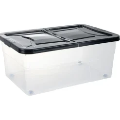 Rangement|Gifi Box dessous de lit noir 45L