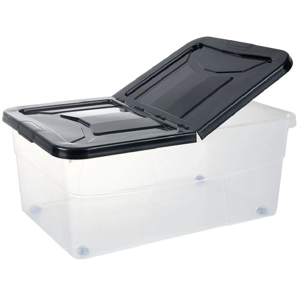 Rangement|Gifi Box dessous de lit noir 45L