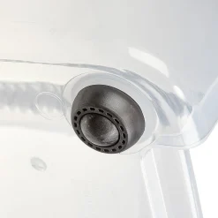 Rangement|Gifi Box multi directionnelle transparente couvercle gris 50 L