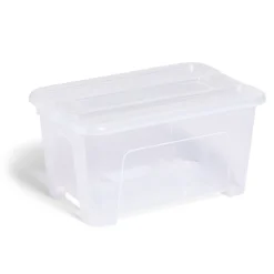 Rangement|Gifi Box rangement 4,5L plastique transparent 28xH18,5x14cm