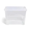 Rangement|Gifi Box rangement 21L plastique transparent 38xH27,2x28cm