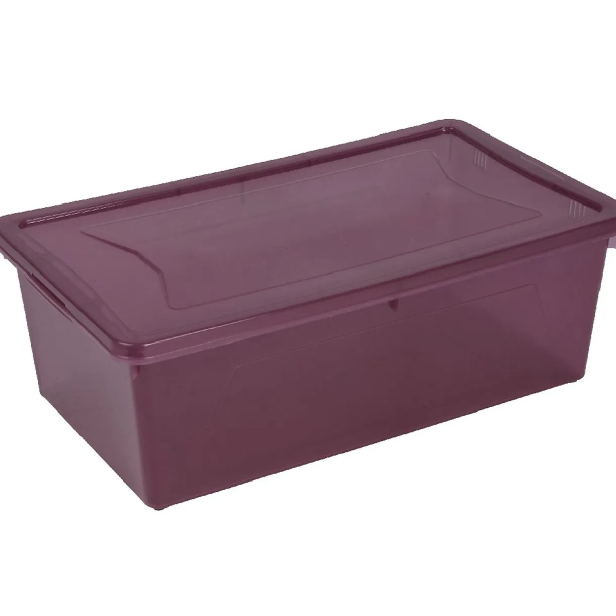 Rangement|Gifi Box rangement textile violette 5 L