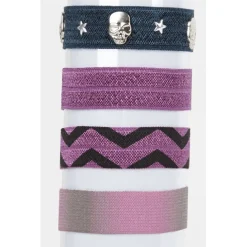 Hot Gifi Bracelet élastique à cheveux x4