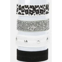 Hot Gifi Bracelet élastique à cheveux x4