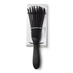 Gifi Brosse à cheveux démêlante plate à picots PVC noir