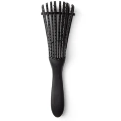 Gifi Brosse à cheveux démêlante plate à picots PVC noir