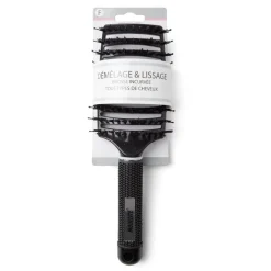 Best Gifi Brosse à cheveux incurvée démêlage et lissage PVC noir