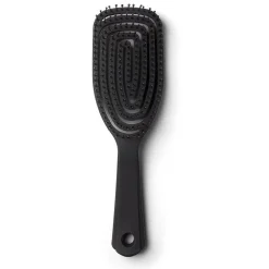 Gifi Brosse à cheveux incurvée démêlage et lissage PVC noir
