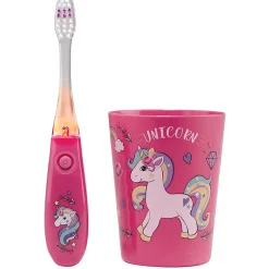 New Gifi Brosse à dent avec minuterie et gobelet design animal