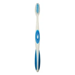 Hot Gifi Brosse à dent médium bleue et blanche