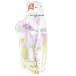 New Gifi Brosse à dents pour enfant avec sablier 2min - 2 modèles
