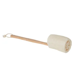 Hot Gifi Brosse de douche exfoliante Mességué bambou éponge loofah