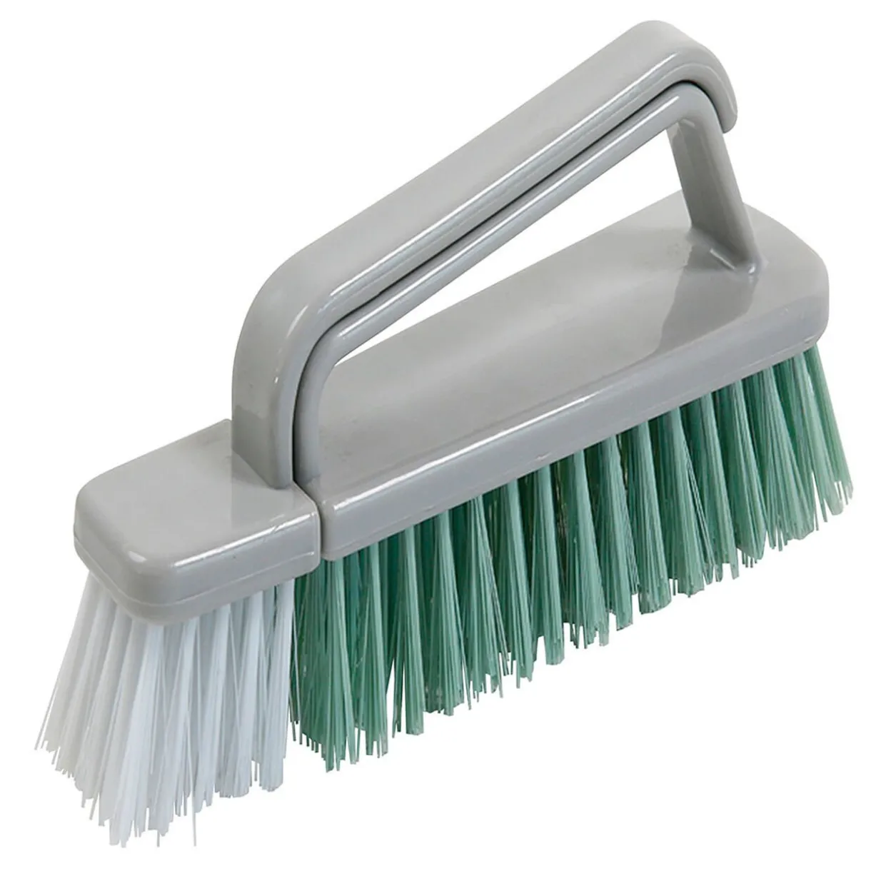 Nettoyage Et Entretien|Gifi Brosse 2en1 Homclean poils souples et durs grise