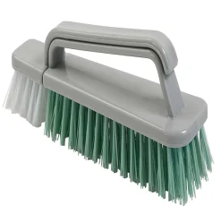 Nettoyage Et Entretien|Gifi Brosse 2en1 Homclean poils souples et durs grise