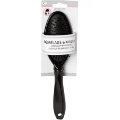 Online Gifi Brosse pneumatique ovale picots perlés pvc noir