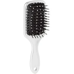 Discount Gifi Brosse pneumatique rectangulaire picots perlés pvc gris