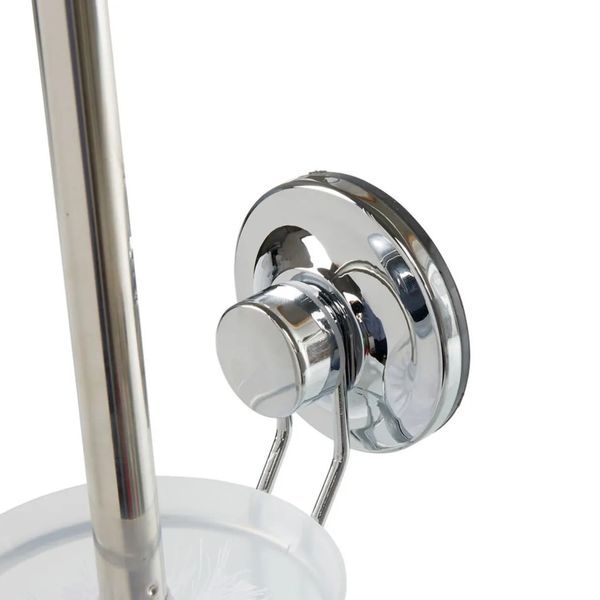 Clearance Gifi Brosse WC à ventouse gris blanc