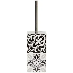 Sale Gifi Brosse WC avec support céramique design carreau de ciment