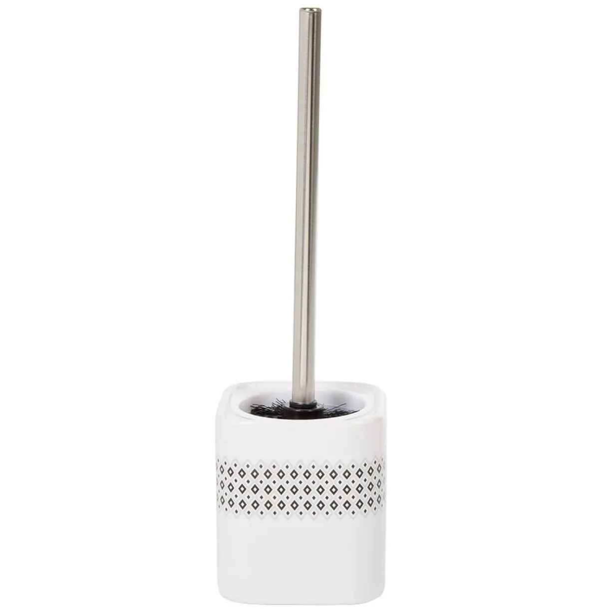 Nettoyage Et Entretien|Gifi Brosse WC design graphique blanc et noir
