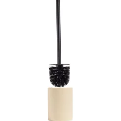 Outlet Gifi Brosse WC socle rond grès nude Ø9,2xH36cm